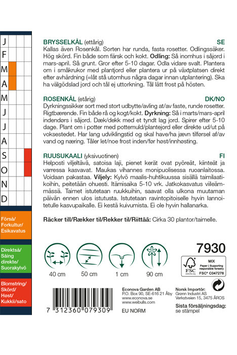 Rosenkål ´Long Island`